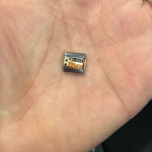 Italian Charm Bracelet Soccer Fever Charm